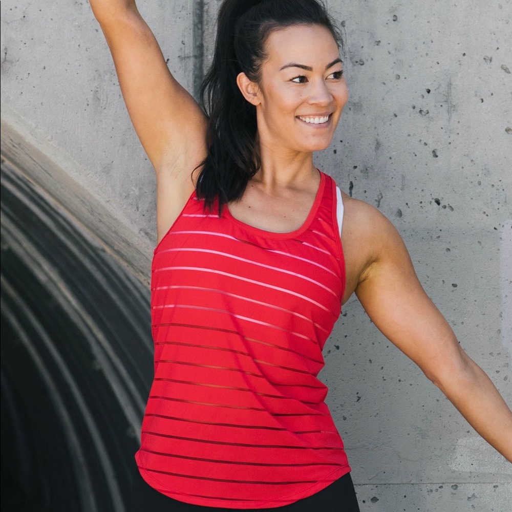 Zyia Active Havana Tank Red XL